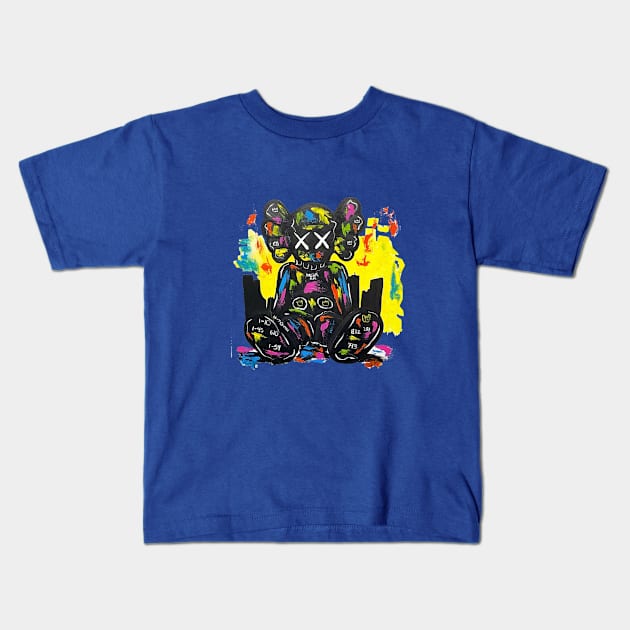 kaws xx art Kids T-Shirt by kabaryangbaik